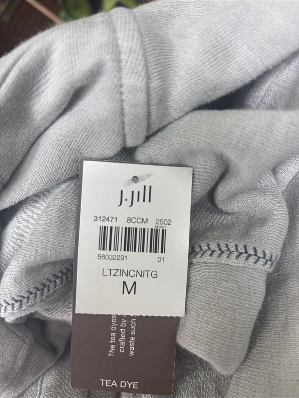 Pure Jill Gray Open Hooded Cardigan - Picture 5 of 5